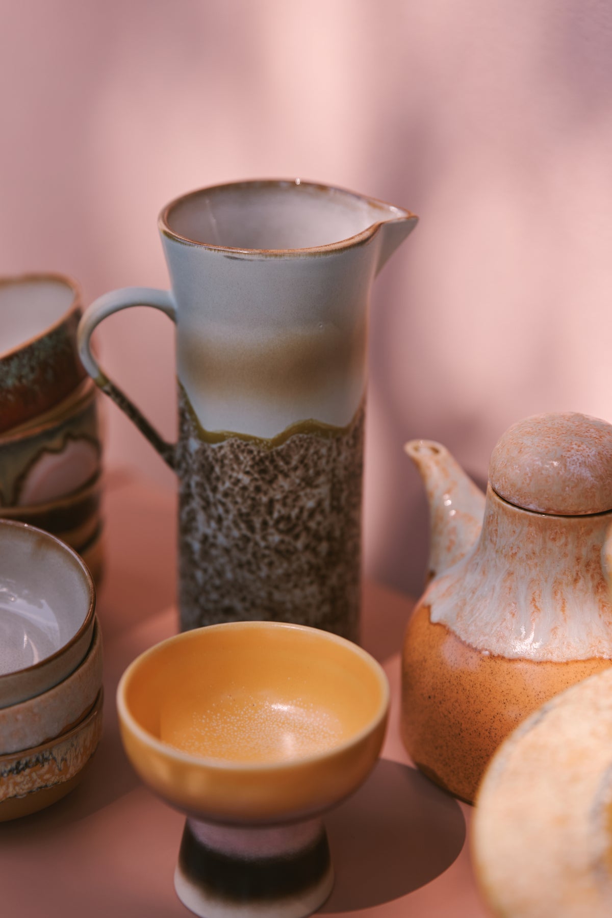 70s Ceramics – Jug, Shell – HKLIVING – view 7