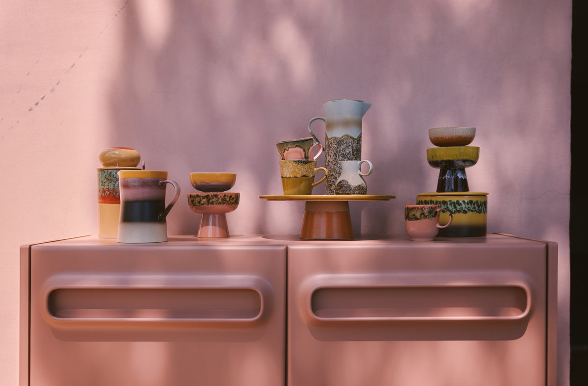 70s Ceramics – Teekanne, Sunset – HKLIVING – Ansicht 8