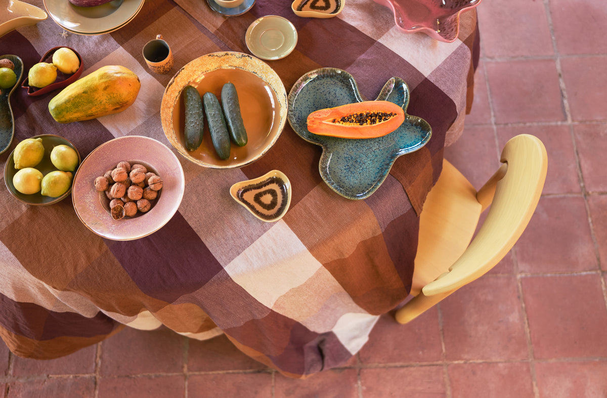 70s Ceramics – Salatschüssel, Sunflower – HKLIVING – Ansicht 10