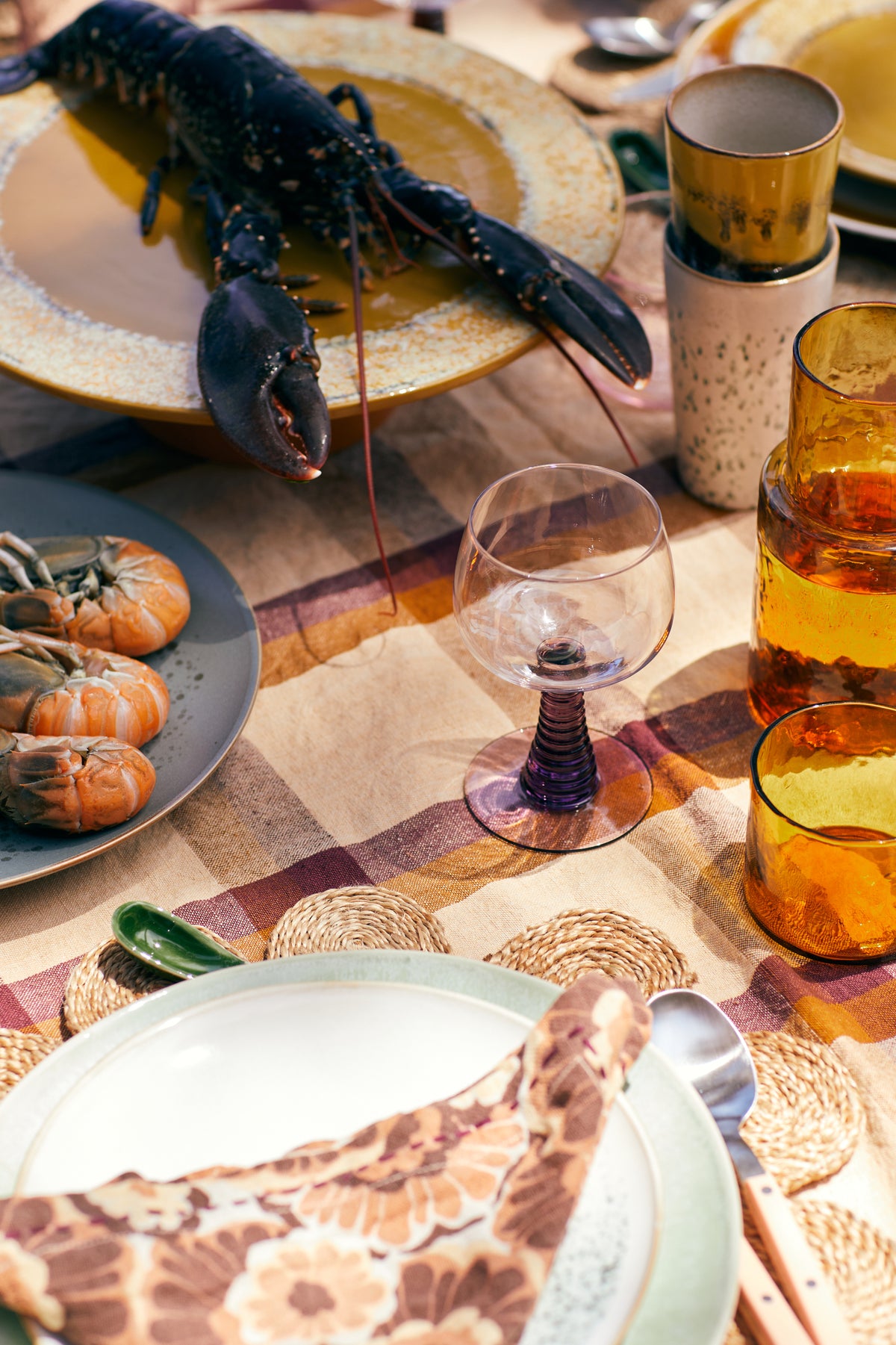 70s Ceramics – Lattetassen, Brine (2-Set) – HKLIVING – Ansicht 2