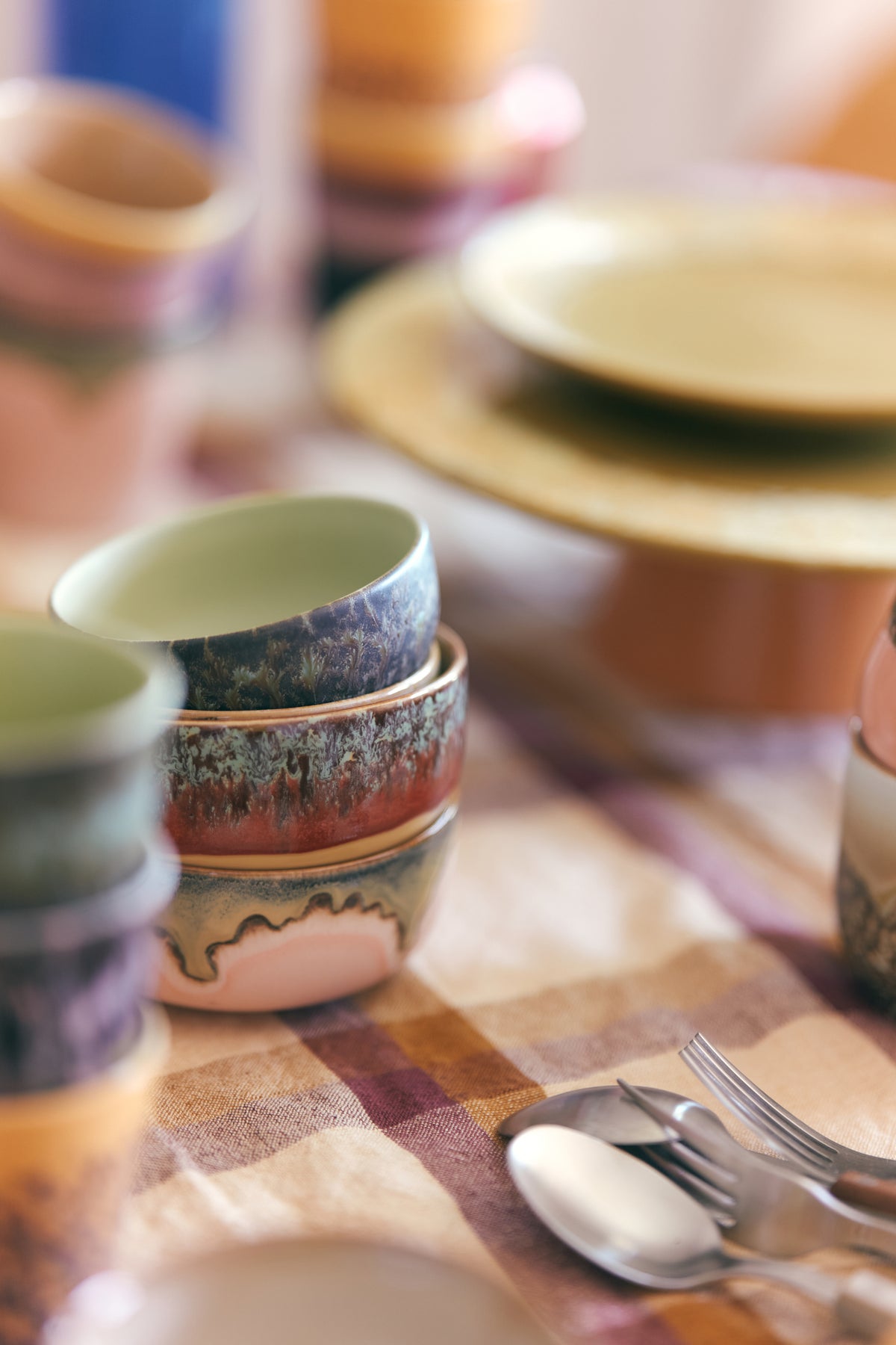 70s Ceramics – Dessert Bowls, Harbour (set of 4) – HKLIVING – view 2