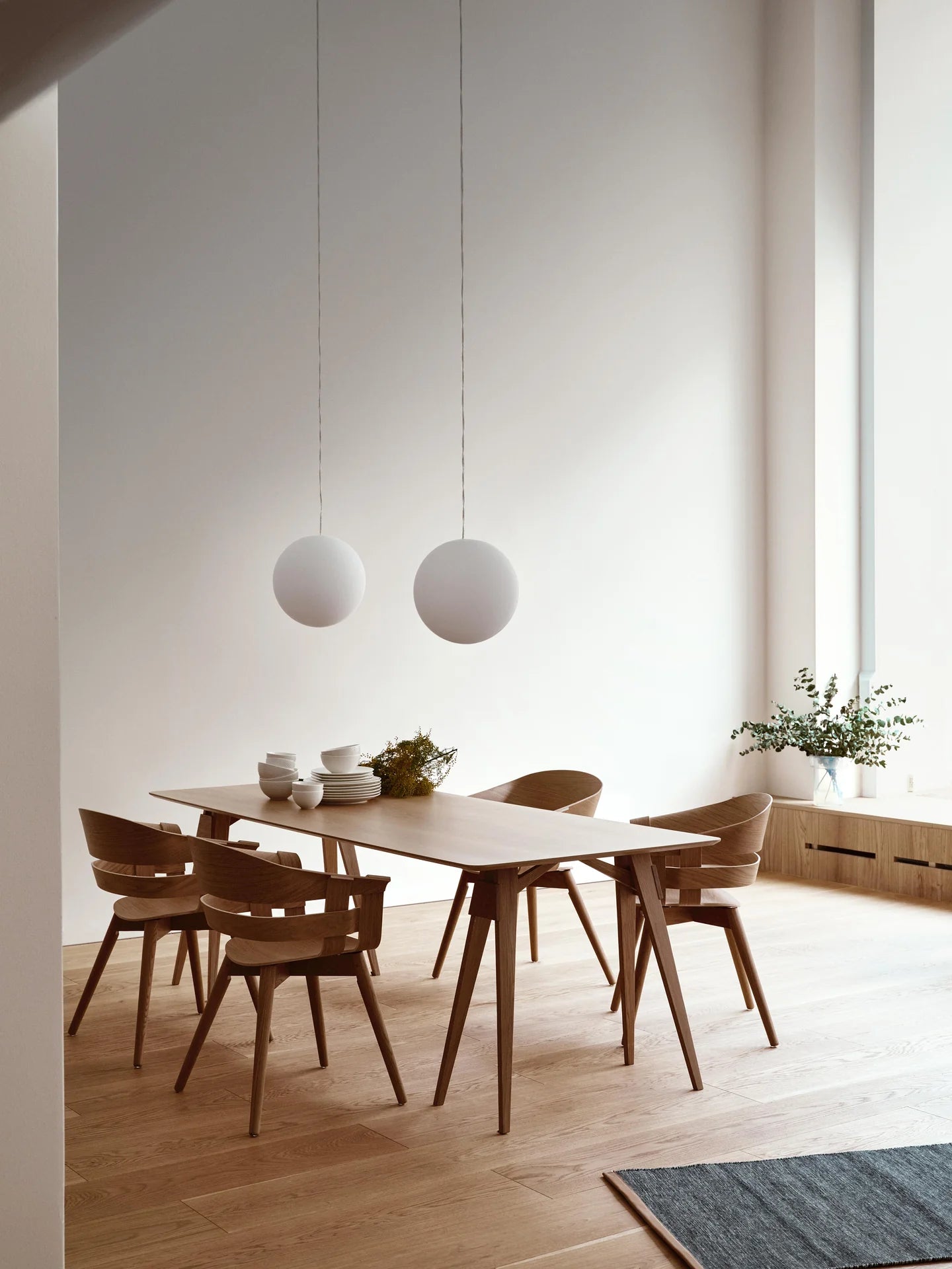 Luna Glas Pendelleuchte