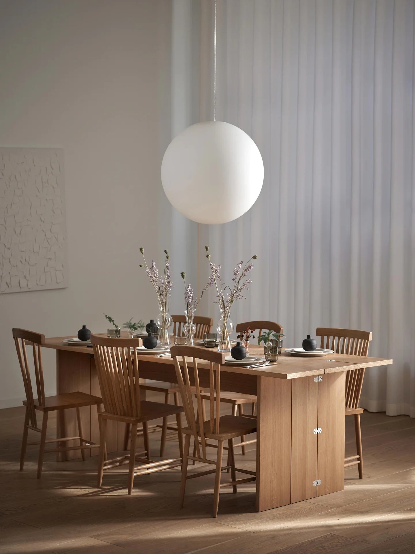 Luna Glas Pendelleuchte