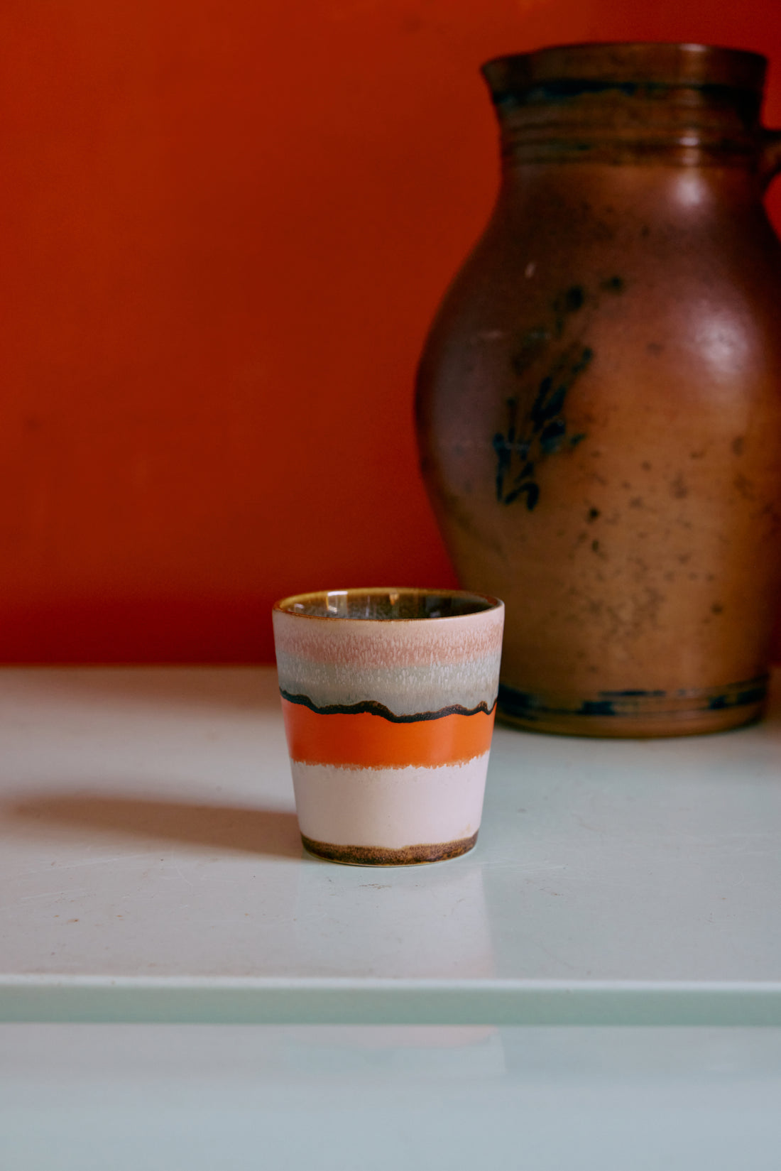 70s Ceramics – Kaffeebecher, Surreal (6er-Set)