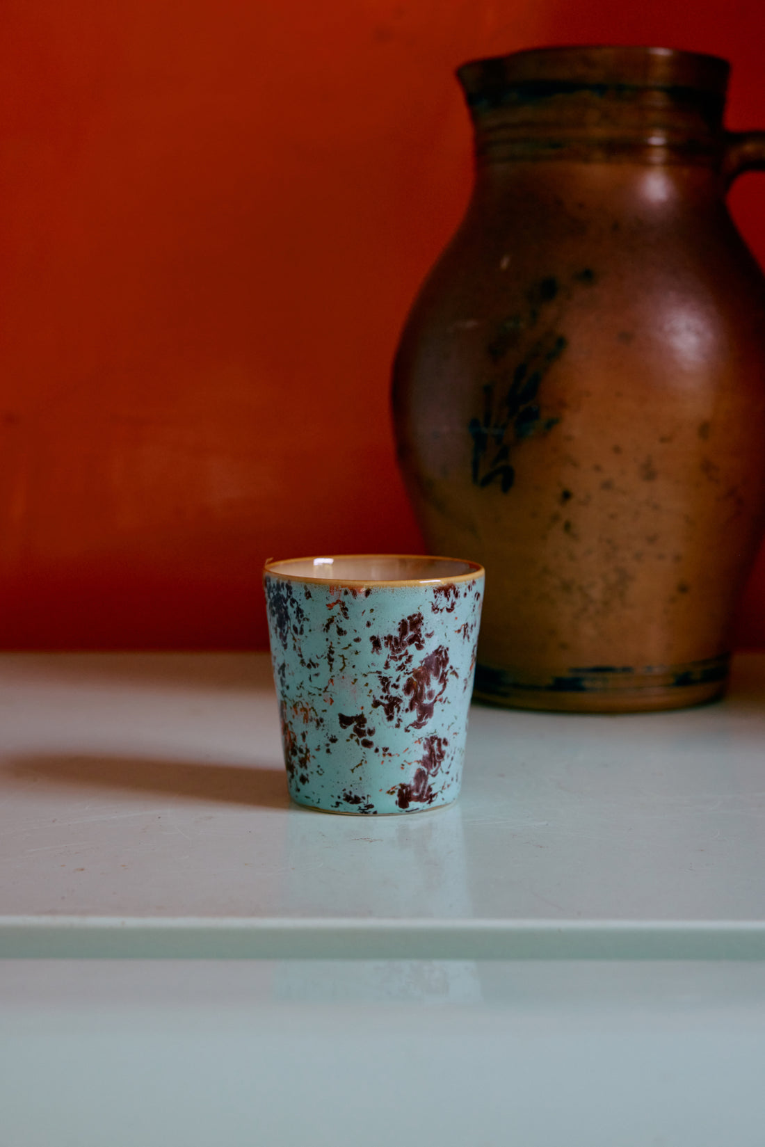 70s Ceramics – Kaffeebecher, Surreal (6er-Set)