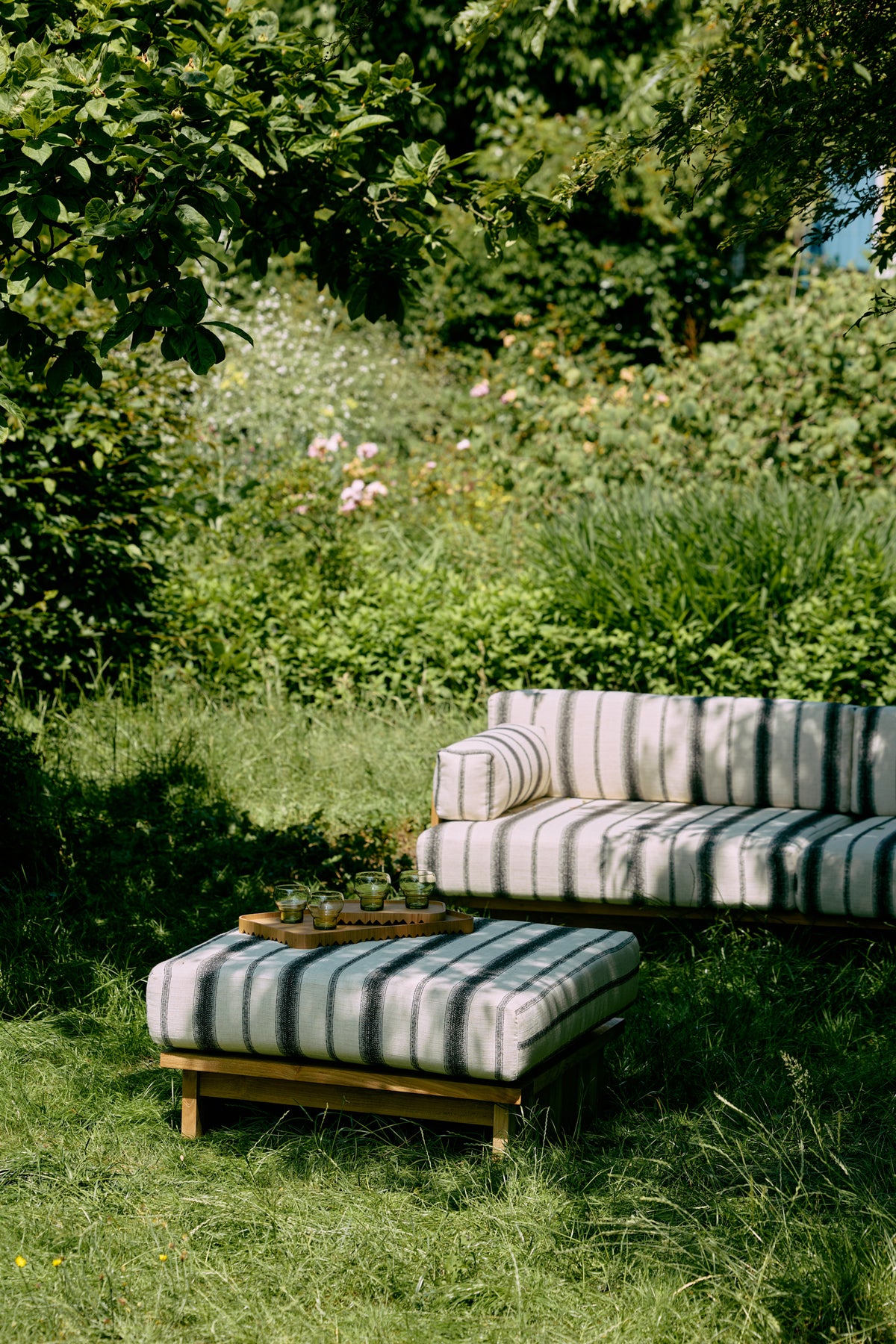 Outdoor Teak Hocker – HKLIVING – Ansicht 11