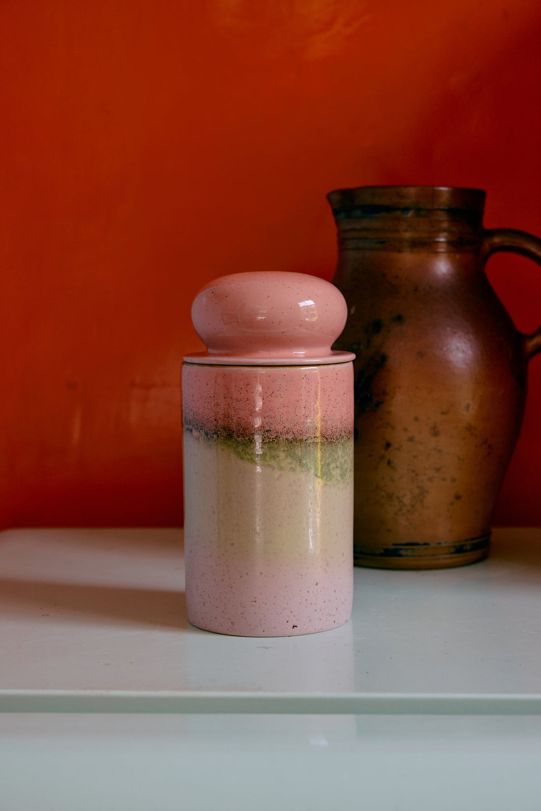 70s Ceramics – Storage Jar, Glaze