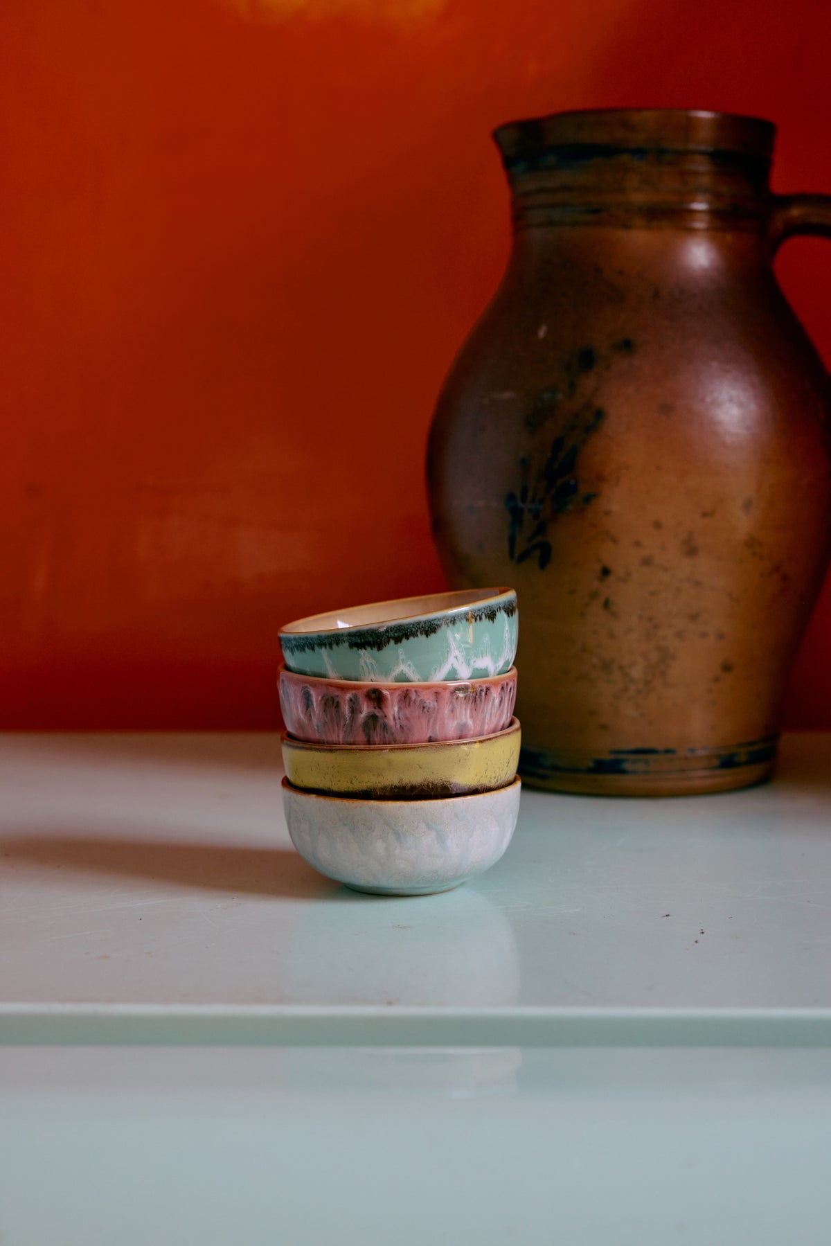 70s Ceramics – XS-Schalen, Modernist (4-Set) – HKLIVING – Ansicht 2