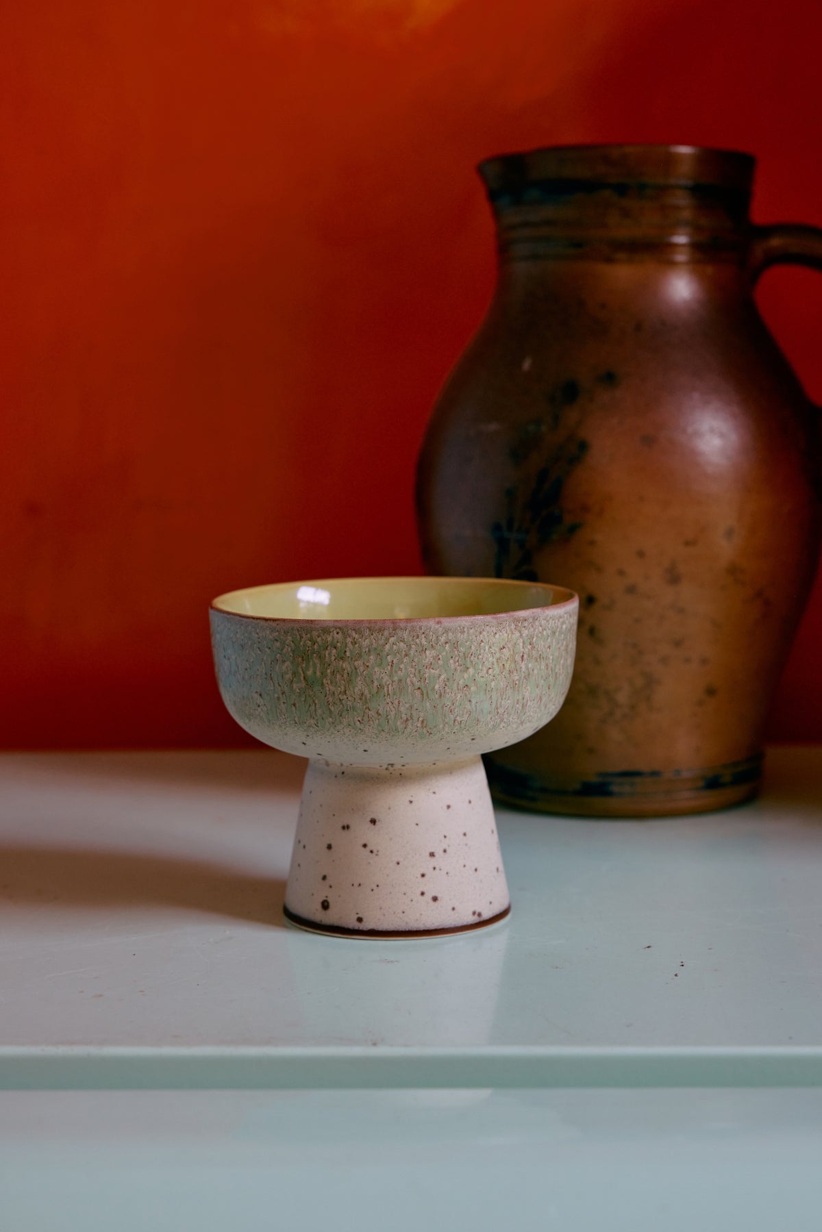 70s Ceramics – Tapas Bowl on Base L, Slush – HKLIVING – view 2