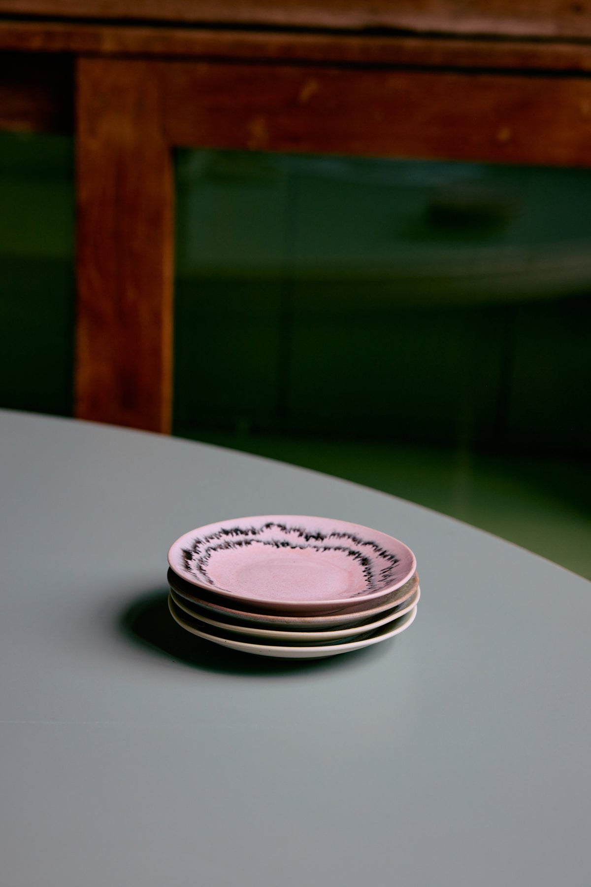 70s Ceramics – Untertassen, Doodle (4-Set) – HKLIVING – Ansicht 2