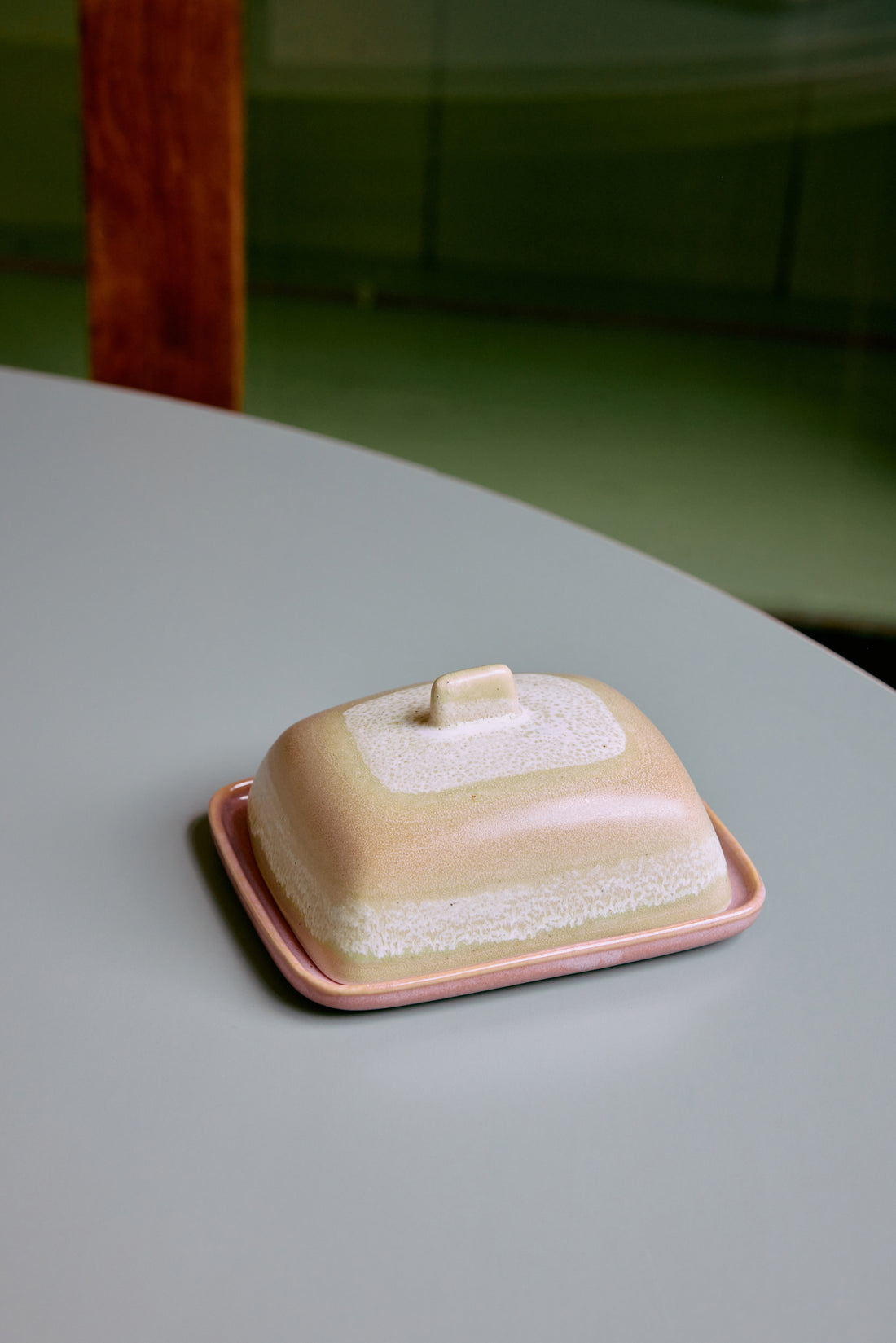 70s Ceramics – Butter Dish, Skyline