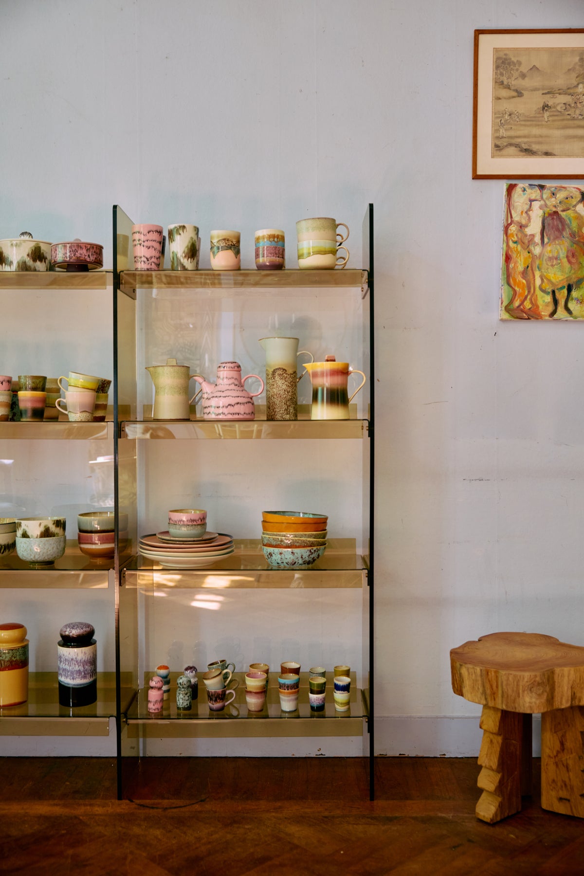 70s Ceramics – Eierbecher, Vibrance (4-Set) – HKLIVING – Ansicht 5
