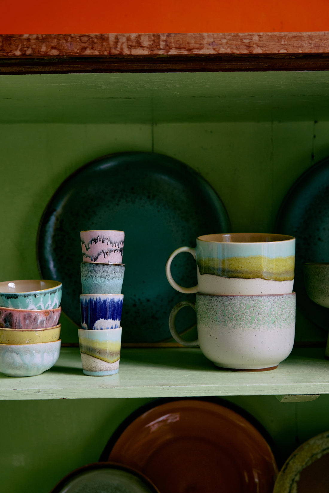 70s Ceramics – Egg Cups, Vibrance (set of 4)