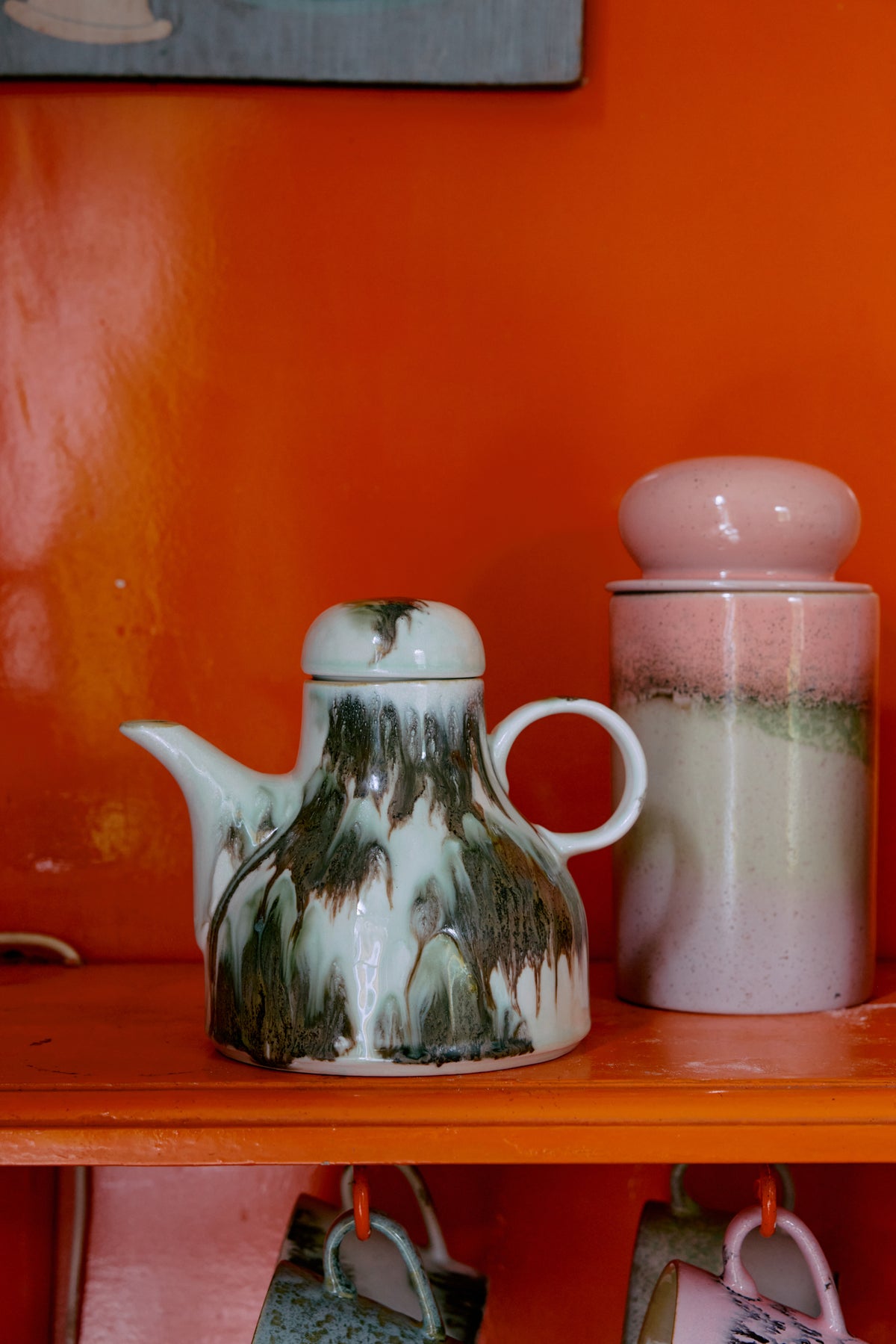 70s Ceramics – Kaffeekanne, Tide – HKLIVING – Ansicht 2