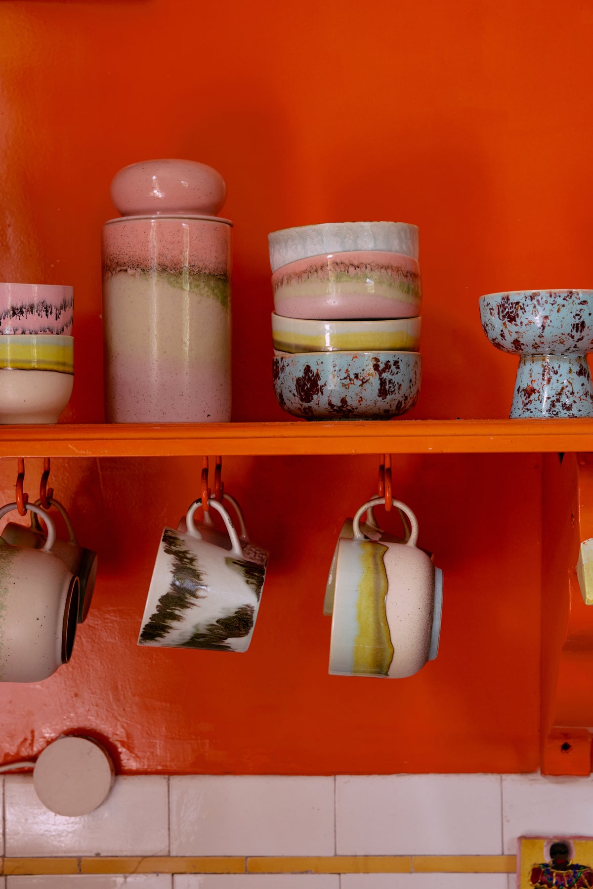 70s Ceramics – Vorratsdose, Glaze – HKLIVING – Ansicht 6