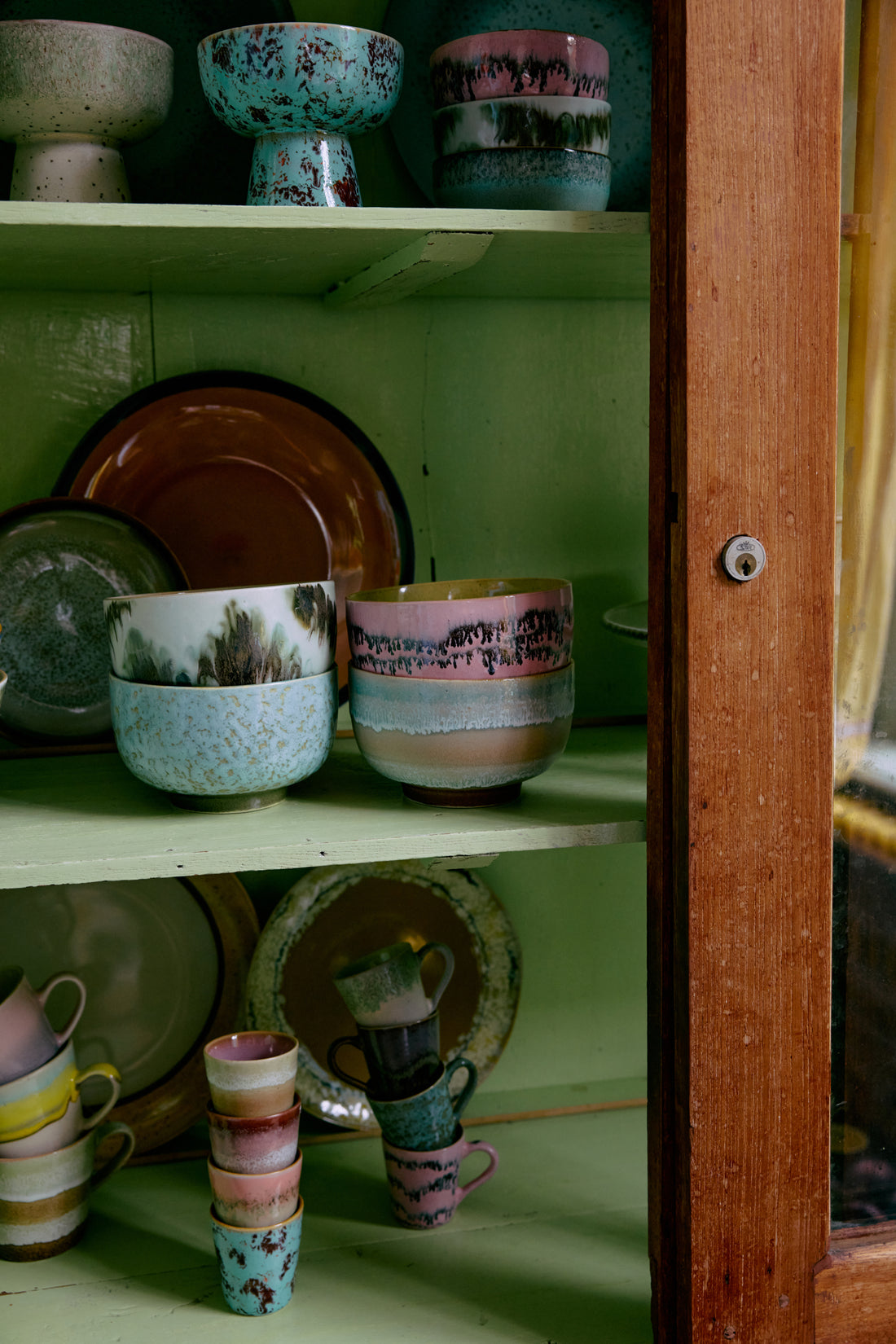 70s Ceramics – Ristrettotassen, Futurism (4er-Set)