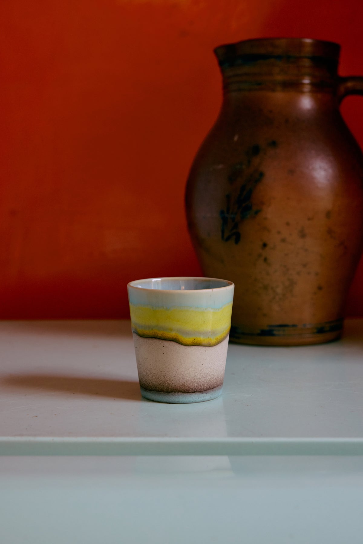 70s Ceramics – Kaffeetassen, Pop Art (4-Set) – HKLIVING – Ansicht 4