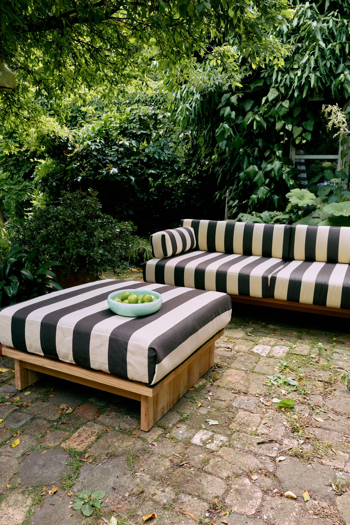 Outdoor Teak Hocker – HKLIVING – Ansicht 10