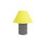 Wax Yellow / Black & White H Stripe