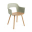 Pastel Green with Lacquered Oak