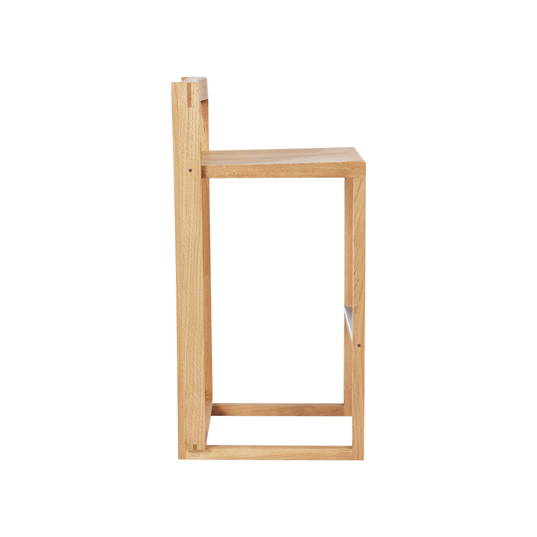 Outline Bar Chair – Warm Oak/Brushed