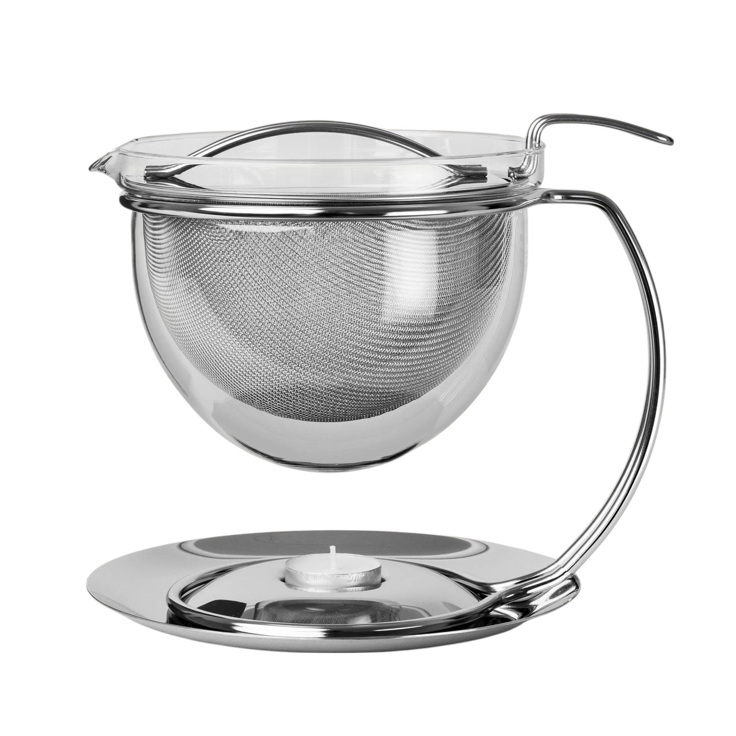 Mono Filio Glass Teapot with Integrated Warmer