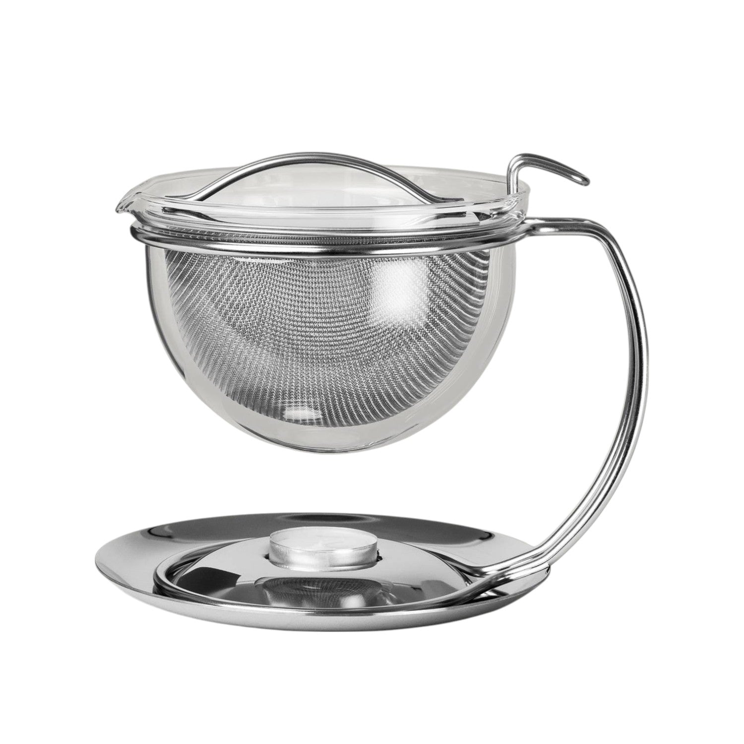 Mono Filio Glass Teapot with Integrated Warmer - Thumbnail 4