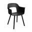 Black with Black Lacquered Oak