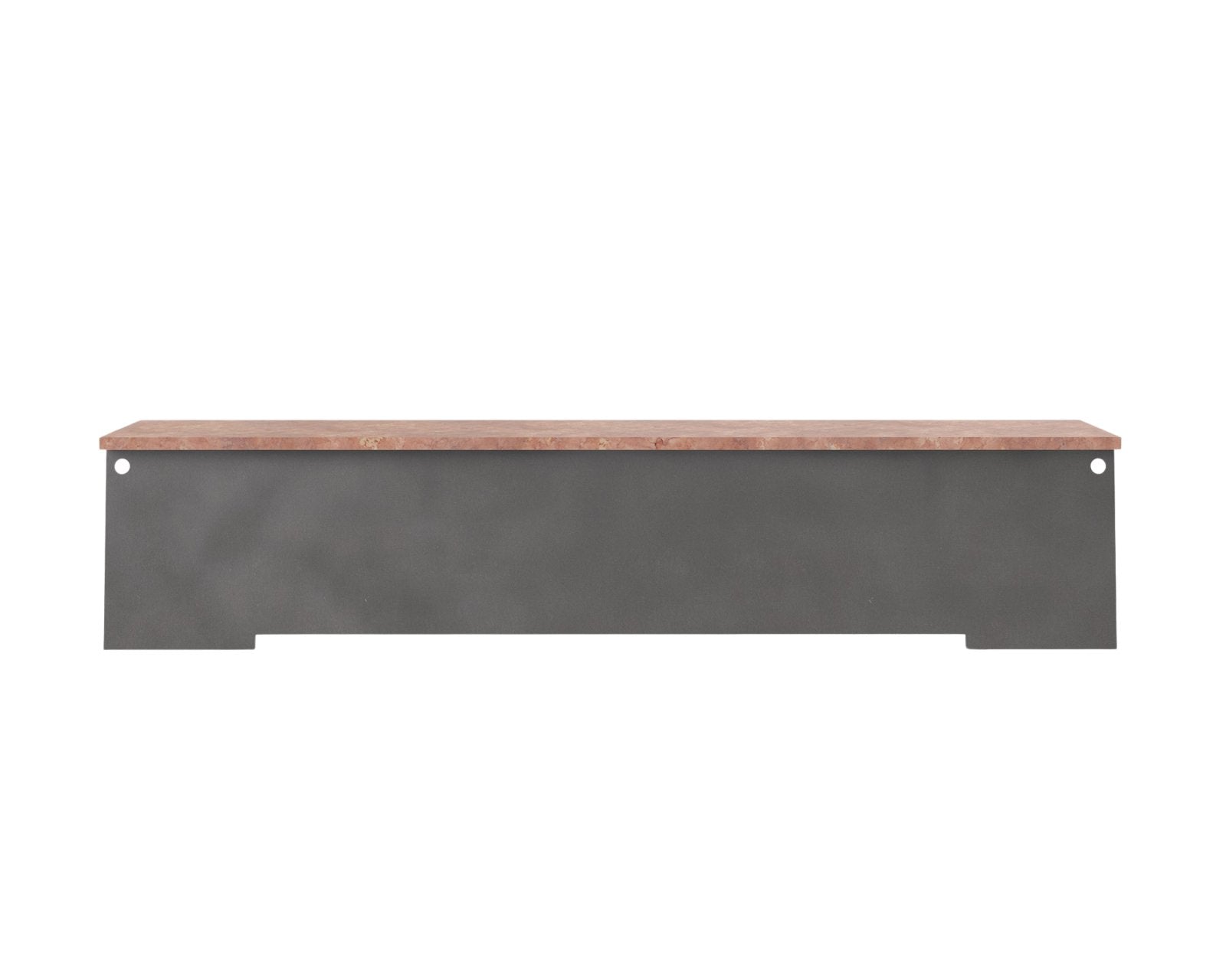 64 Bench - Blackened Steel / Red Negrais Benches by Frama