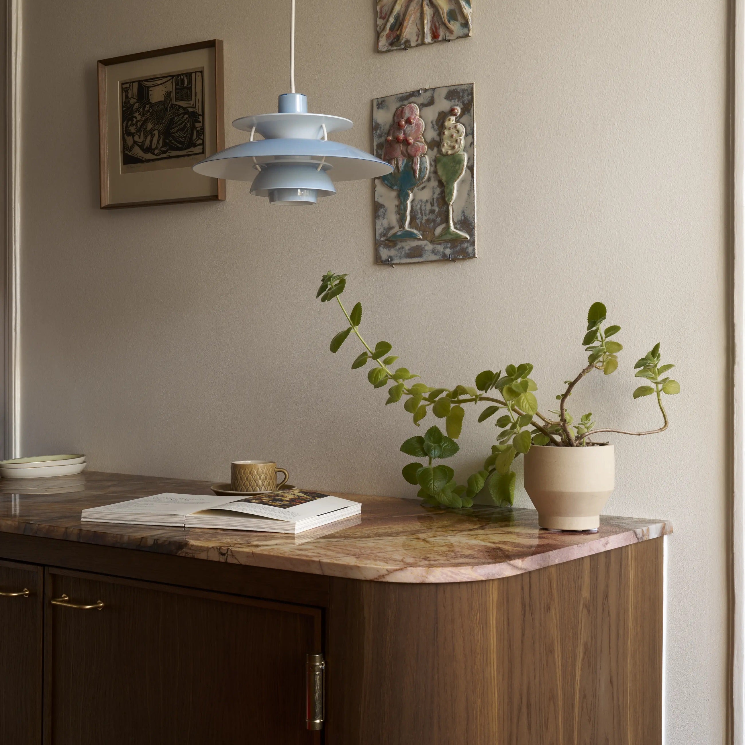 PH 5 Ø320 Opal Pendant Lamp