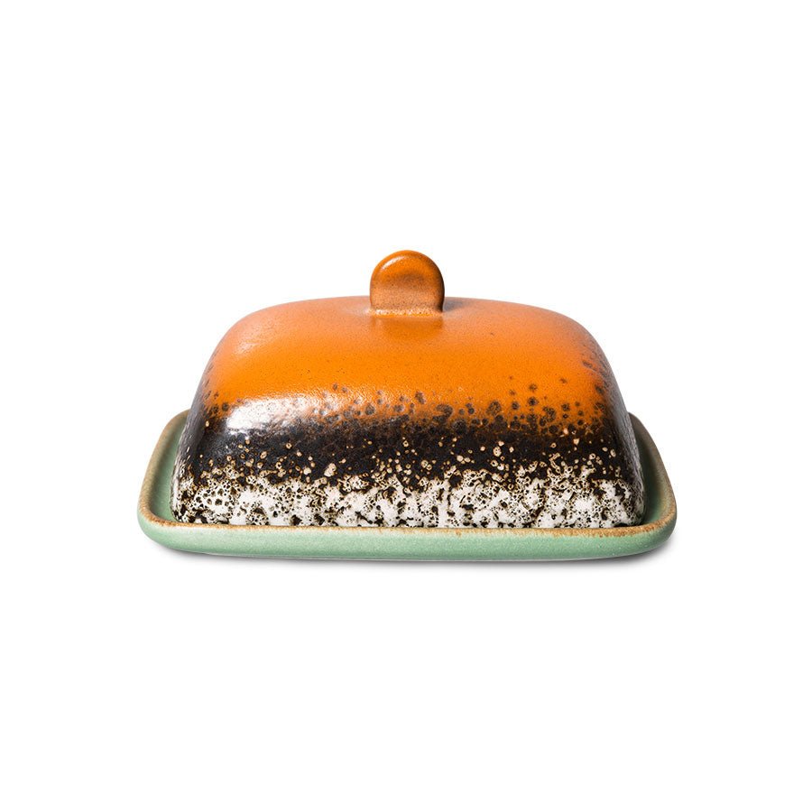 70s Ceramics - Butter Dish, Meteor Ceramics by HKLIVING