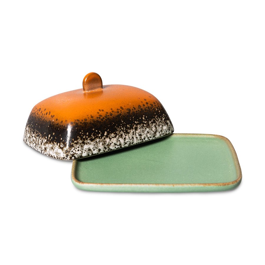 70s Ceramics - Butter Dish, Meteor Ceramics by HKLIVING