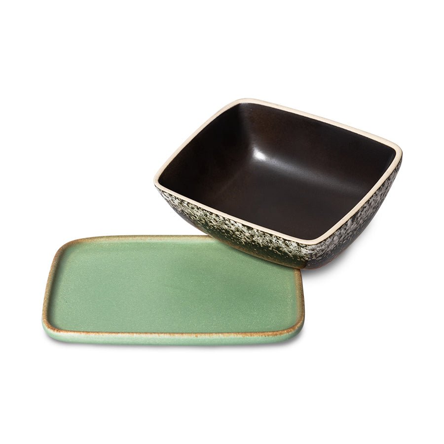 70s Ceramics - Butter Dish, Meteor Ceramics by HKLIVING