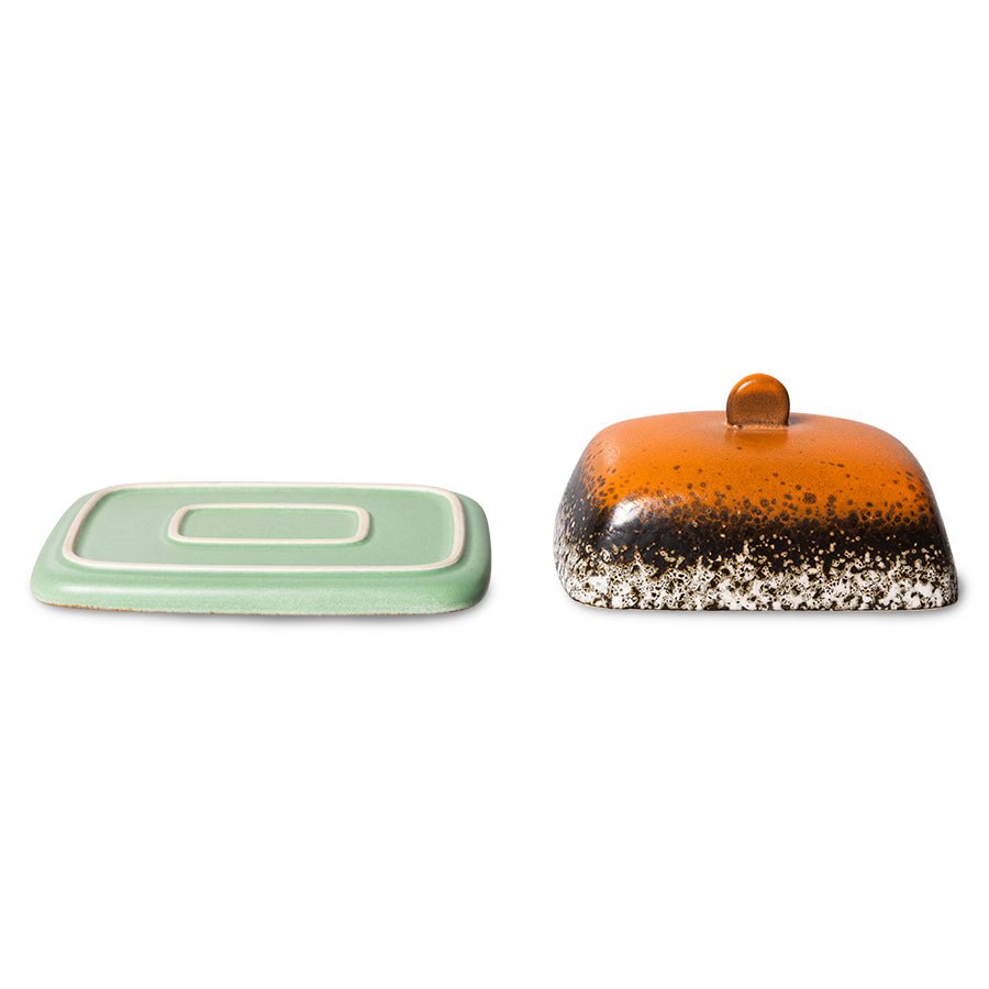 70s Ceramics - Butter Dish, Meteor Ceramics by HKLIVING