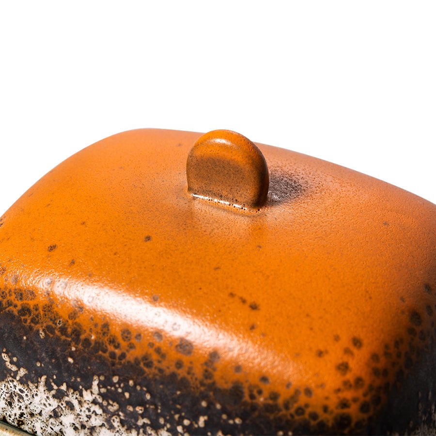 70s Ceramics - Butter Dish, Meteor Ceramics by HKLIVING