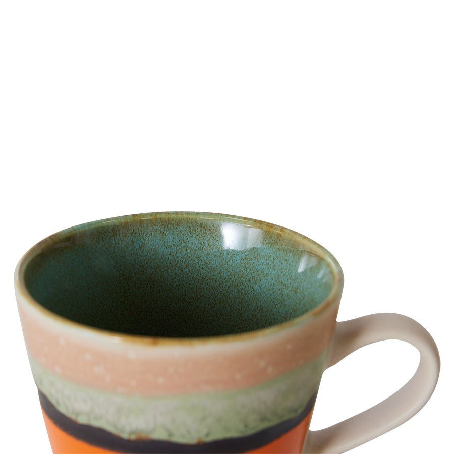 70s Ceramics - Cappuccino Mug, Burst Ceramics by HKLIVING