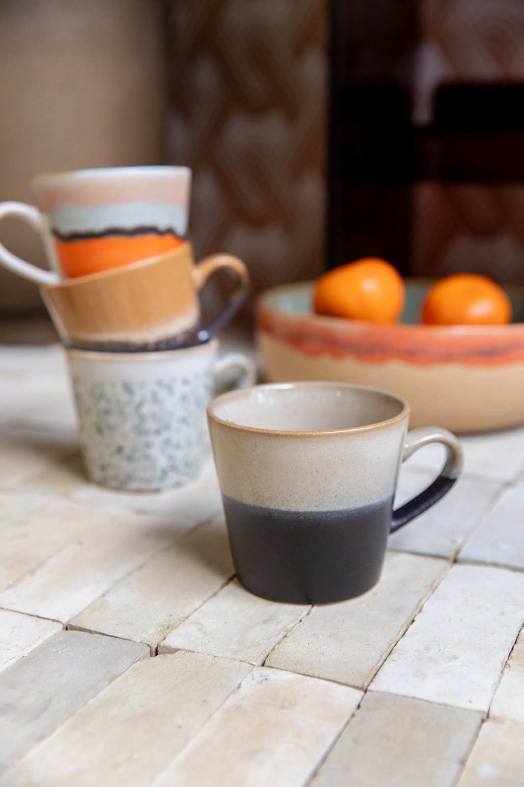 70s Ceramics - Cappuccino Mug, Rock Ceramics by HKLIVING