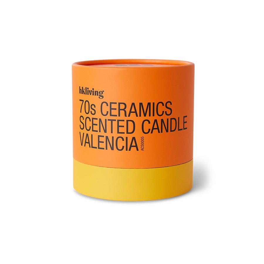 70s Ceramics - Scented Candle, Valencia Kerzen by HKLIVING