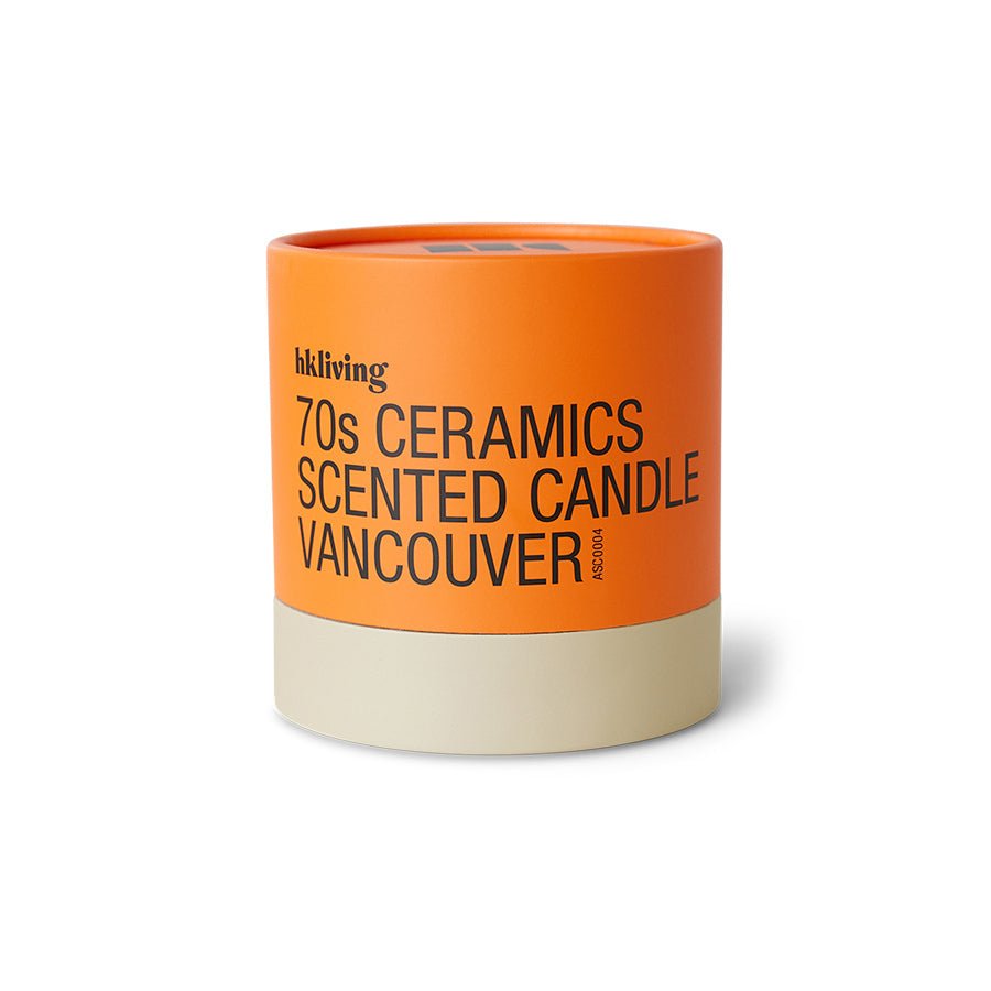 70s Ceramics - Scented Candle, Vancouver Kerzen by HKLIVING