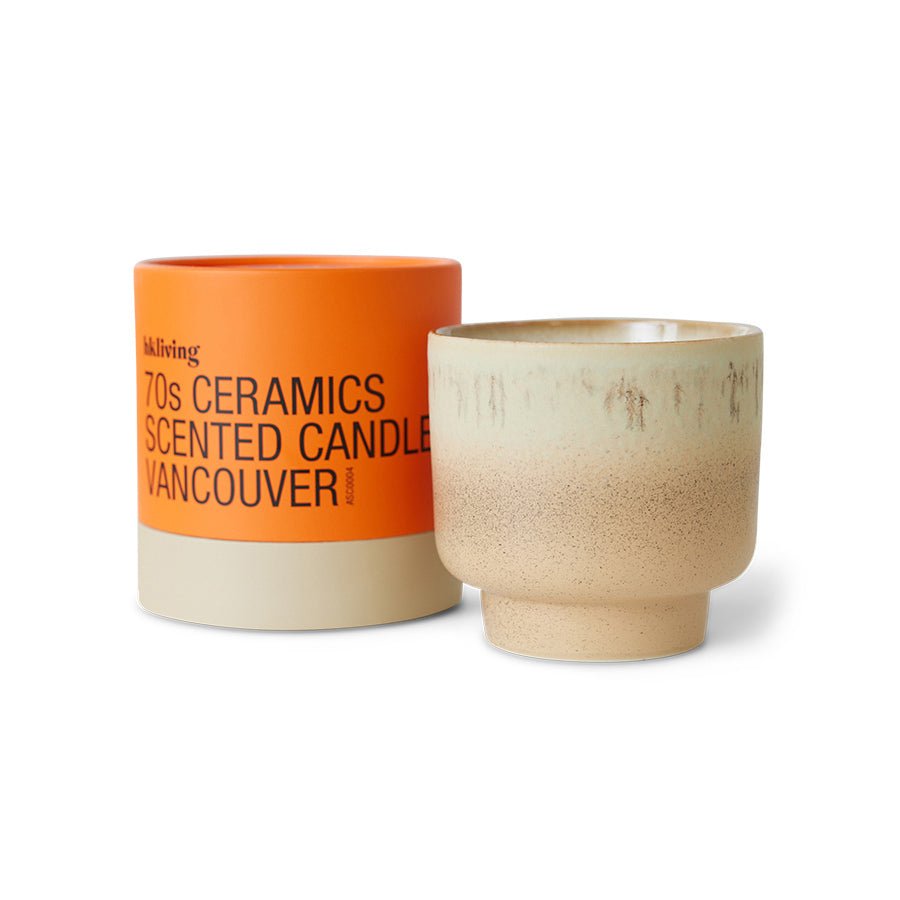 70s Ceramics - Scented Candle, Vancouver Kerzen by HKLIVING