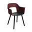 Bordeaux with Black Lacquered Oak