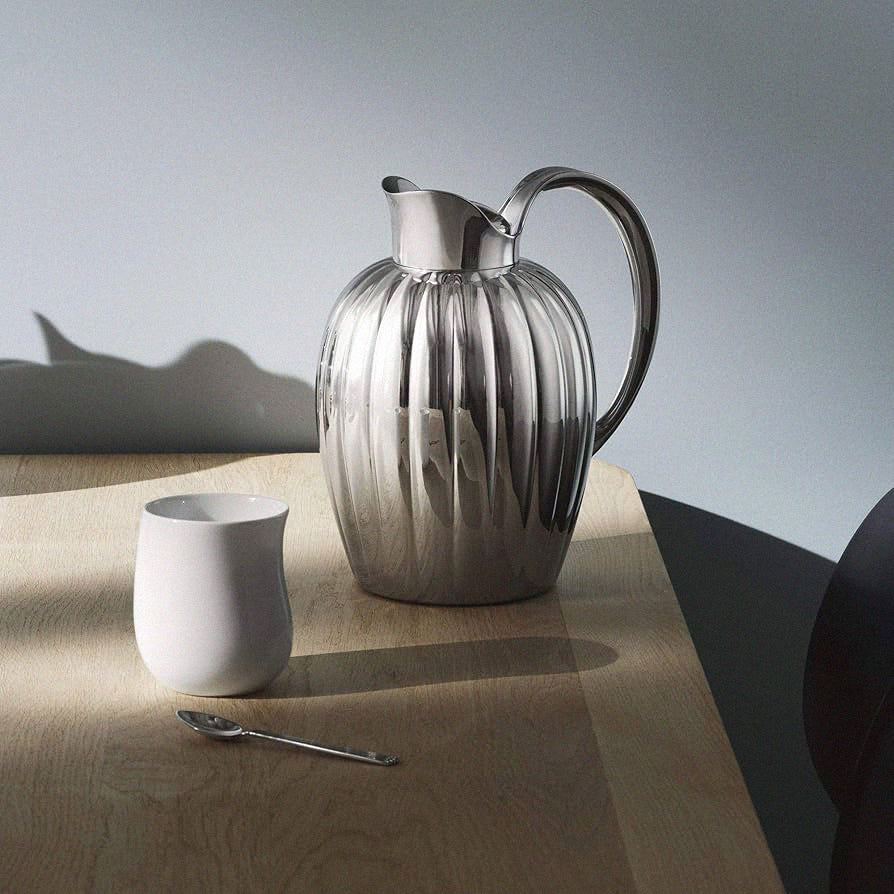 Georg Jensen Bernadotte Thermoskanne 1 L, Edelstahl