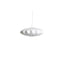 Saucer Crisscross Bubble Pendant Small