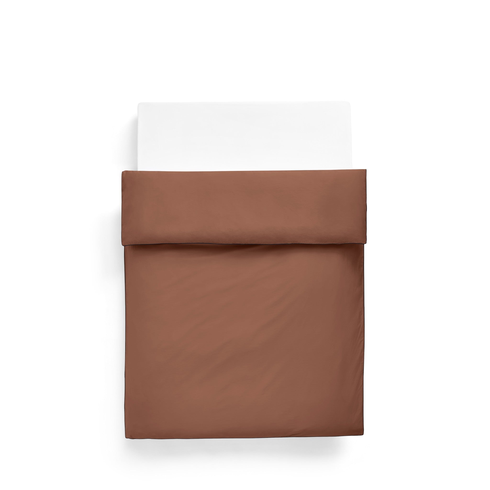Outline Duvet Cover - Milk Chocolate