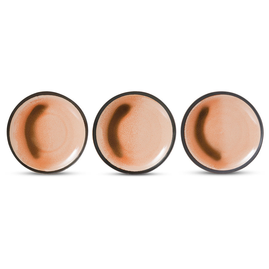 70s Ceramics – Dessertteller, Horizon (2-Set)