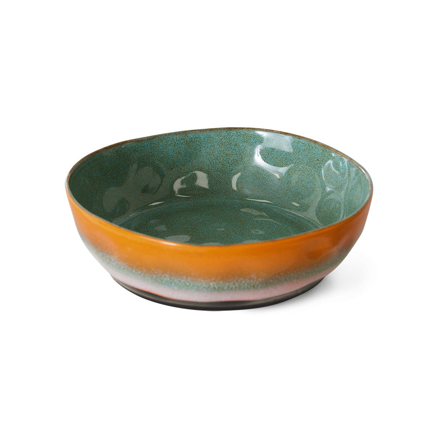 70s Ceramics – Pasta Bowls, Golden hour (2-Set)