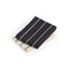 Black with beige stripe