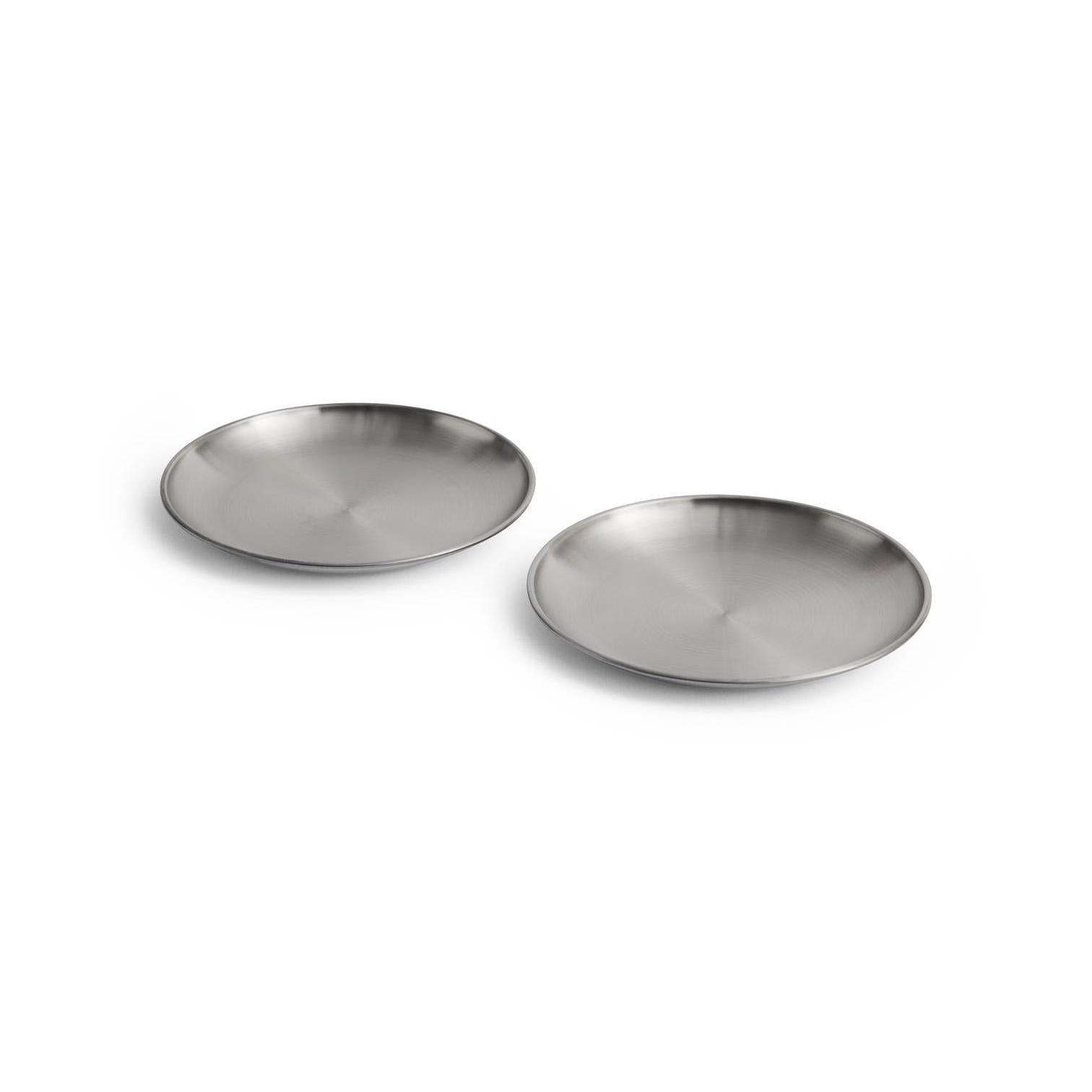 Outdoor Market Steel Plate – Set of 2