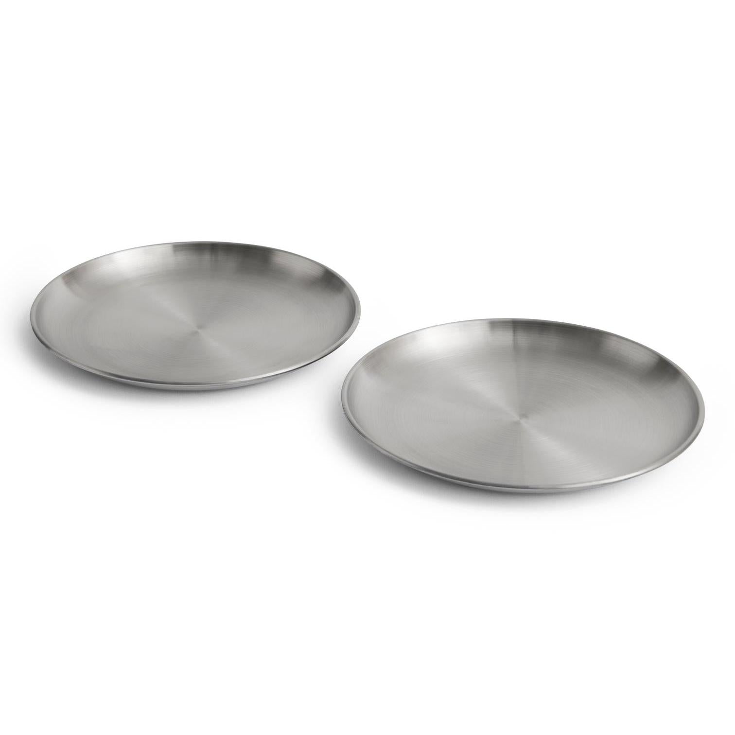 Outdoor Market Steel Plate – Set of 2