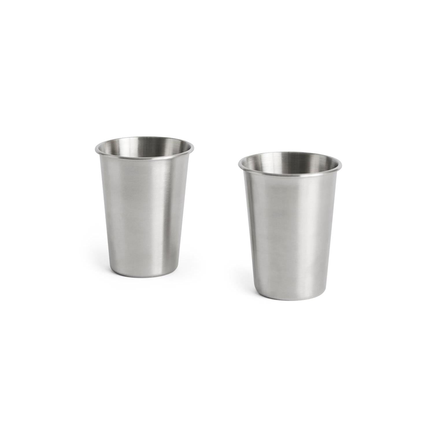 Outdoor Market Steel Cups – Set of 2